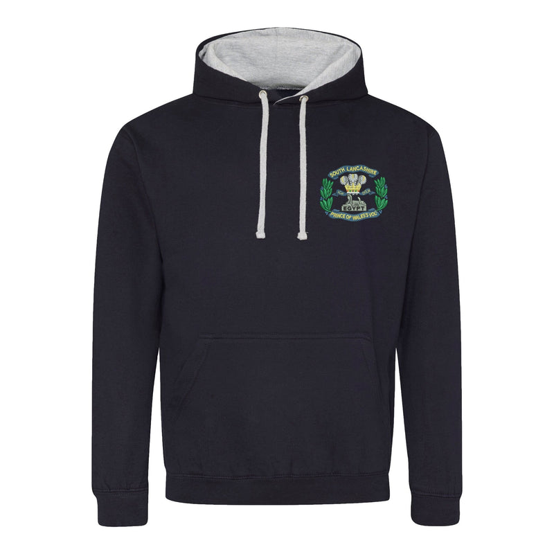 South Lancashire Regiment Varsity Contrast Hoodie