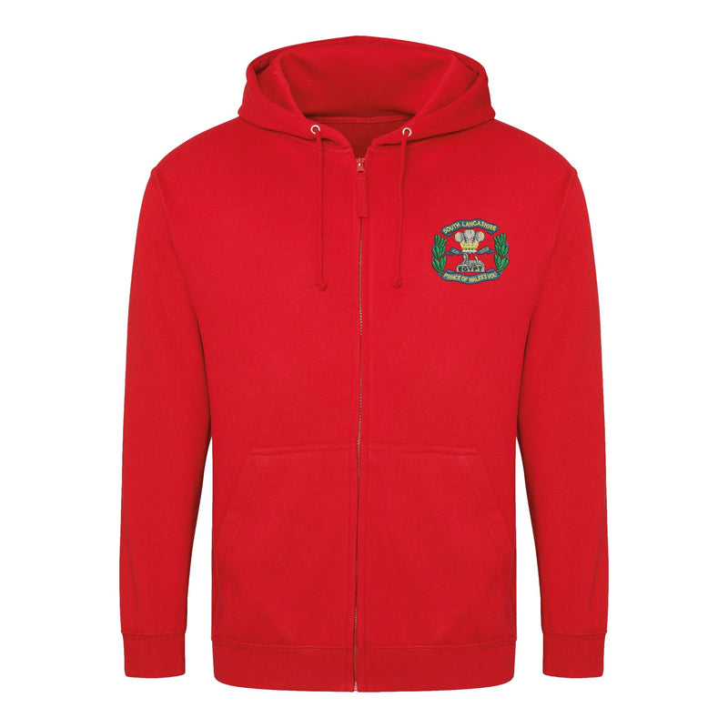 South Lancashire Regiment Zipped Hoodie