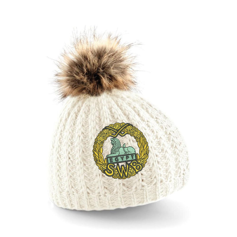 South Wales Borderers Pom Pom Beanie Hat