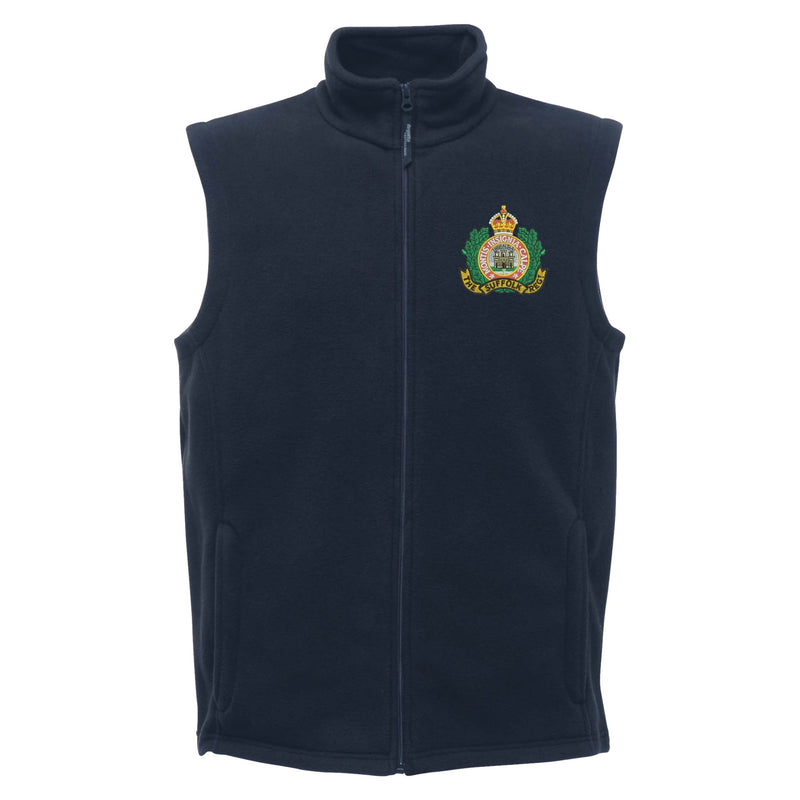 Suffolk Regiment Regatta Fleece Bodywarmer