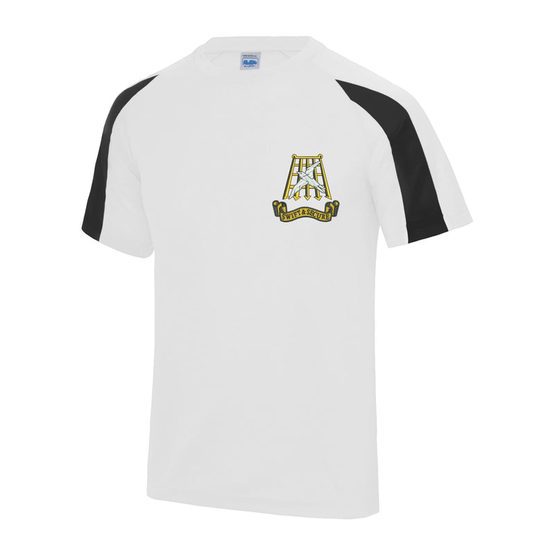 Swift and Secure Contrast Polyester T-Shirt