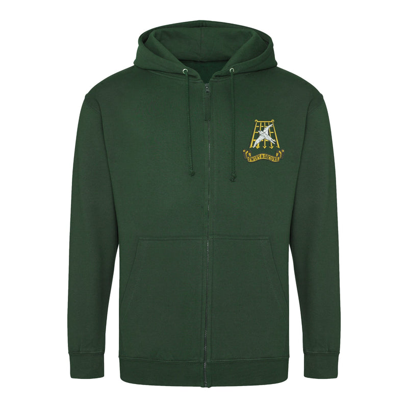 Swift and Secure Zipped Hoodie