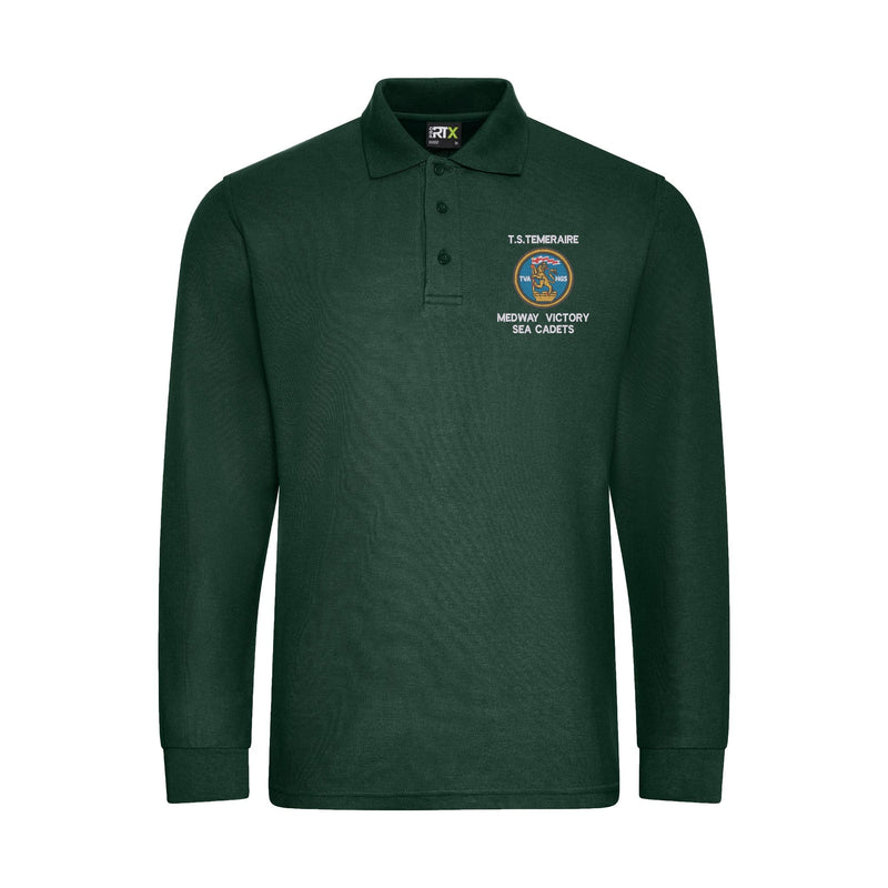 Medway Victory Sea Cadet Unit - TS Temeraire Long Sleeve Polo Shirt