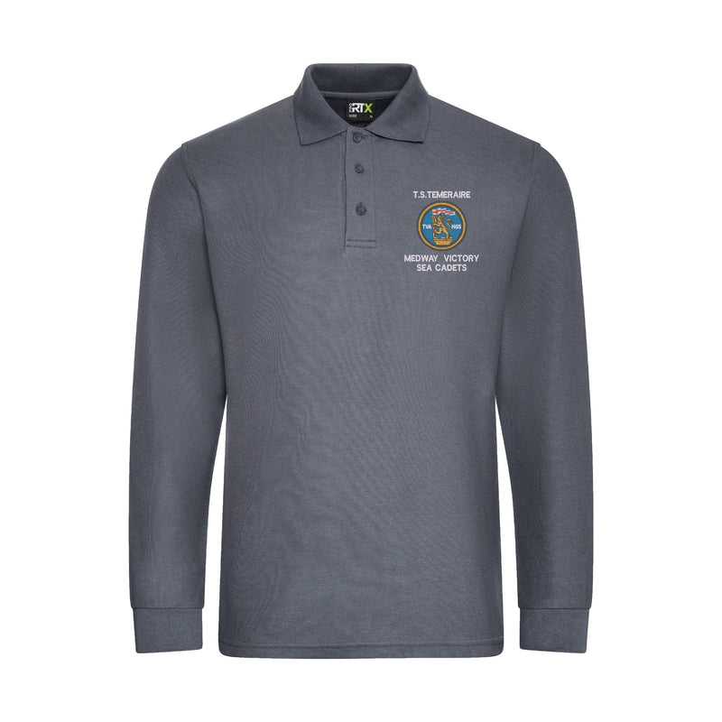 Medway Victory Sea Cadet Unit - TS Temeraire Long Sleeve Polo Shirt