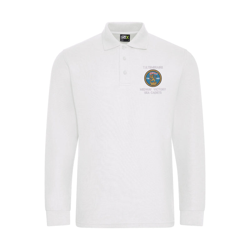 Medway Victory Sea Cadet Unit - TS Temeraire Long Sleeve Polo Shirt