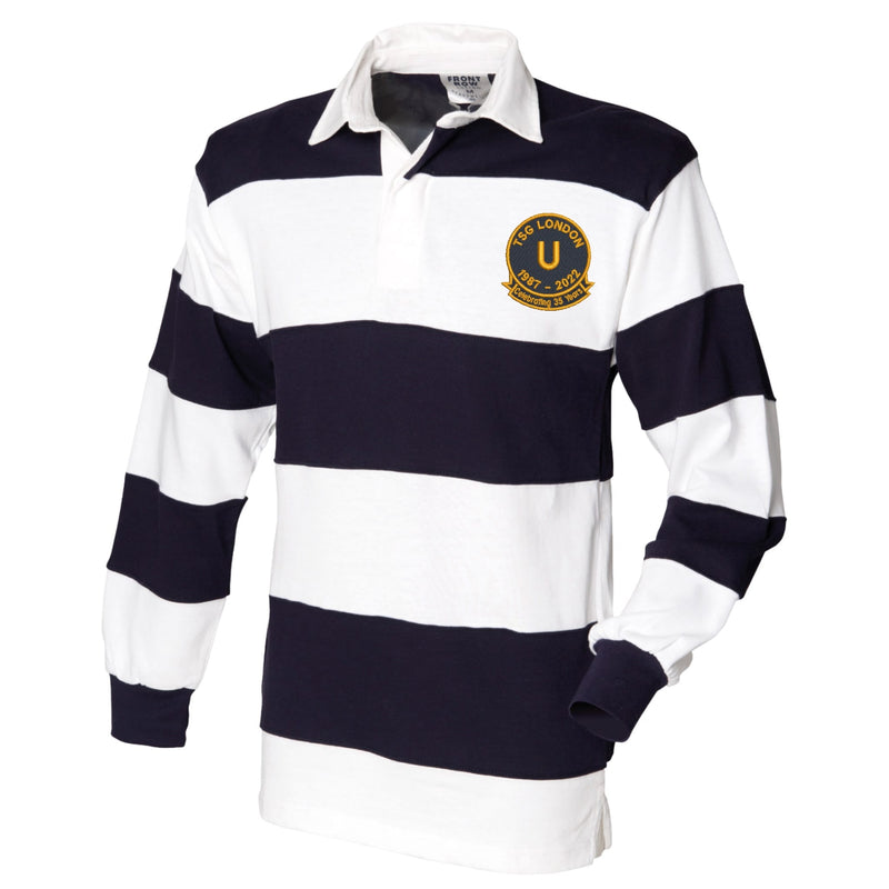 Territorial Support Group Front Row Sewn Stripe Long Sleeve Rugby Shirt