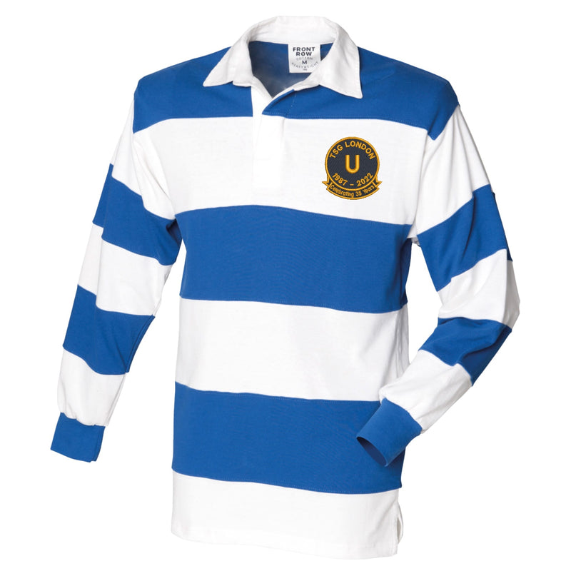 Territorial Support Group Front Row Sewn Stripe Long Sleeve Rugby Shirt