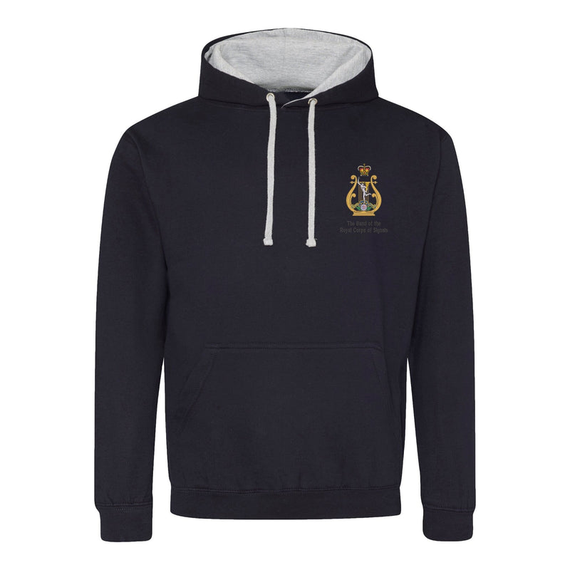 The Band of Royal Corps of Signals Varsity Contrast Hoodie