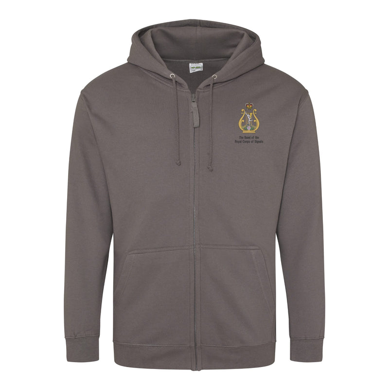 The Band of Royal Corps of Signals Zipped Hoodie