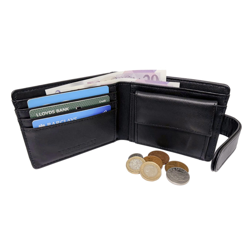 Veteran Leather Wallet - 2in1 - Includes Pull Out ID Slimline Wallet