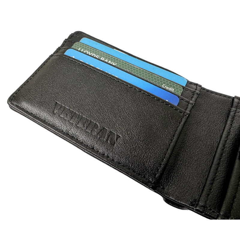 Veteran Leather Wallet - 2in1 - Includes Pull Out ID Slimline Wallet