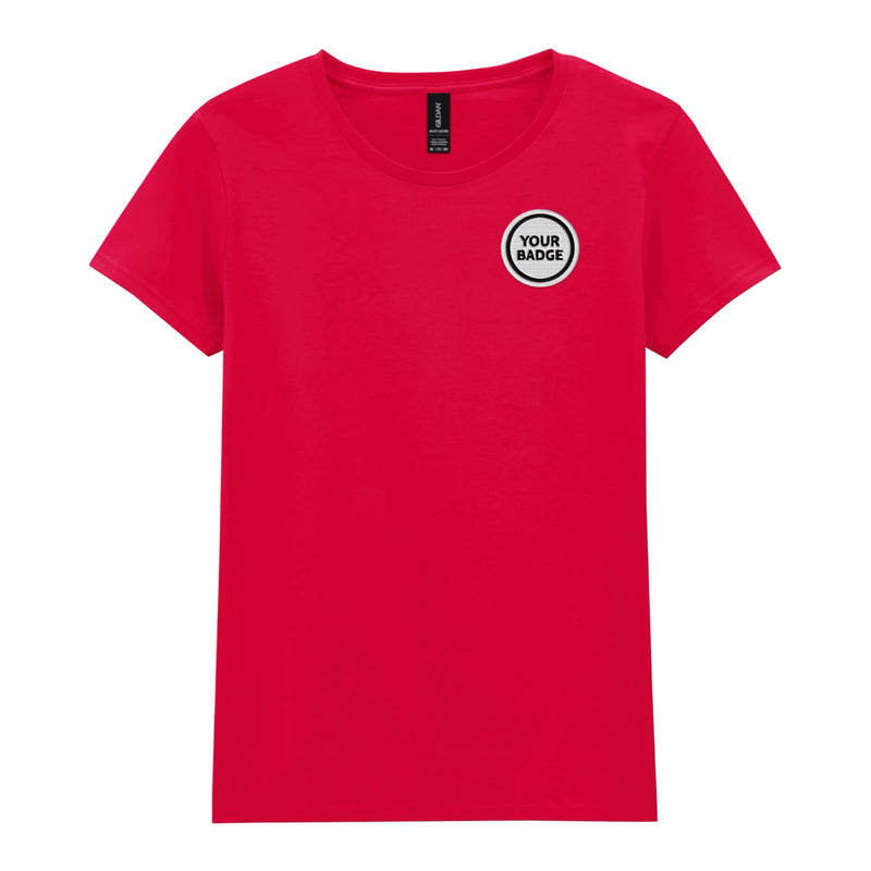 Womens Cotton T-Shirt - Choose Your Badge