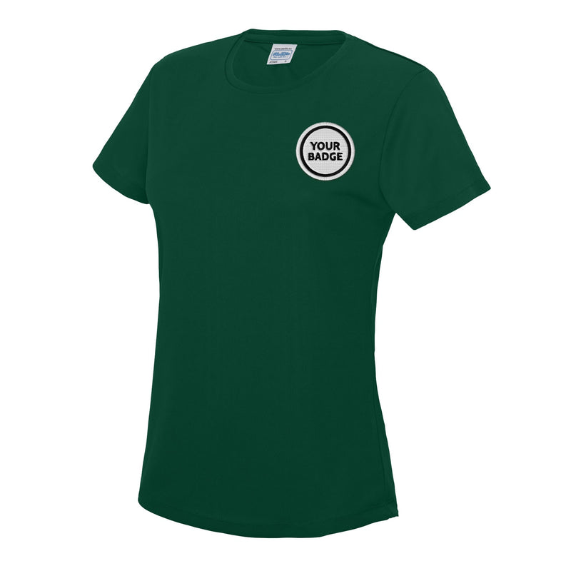 Womens Polyester T-Shirt - Choose Your Badge