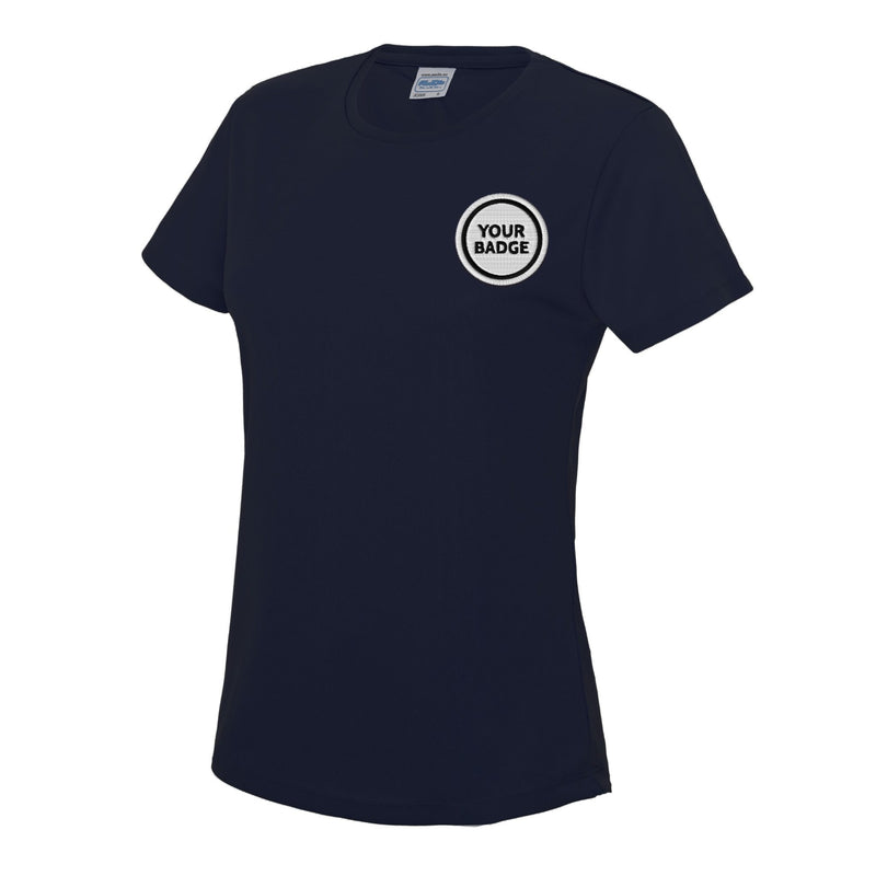 Womens Polyester T-Shirt - Choose Your Badge