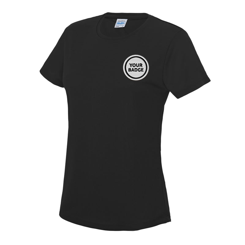 Womens Polyester T-Shirt - Choose Your Badge