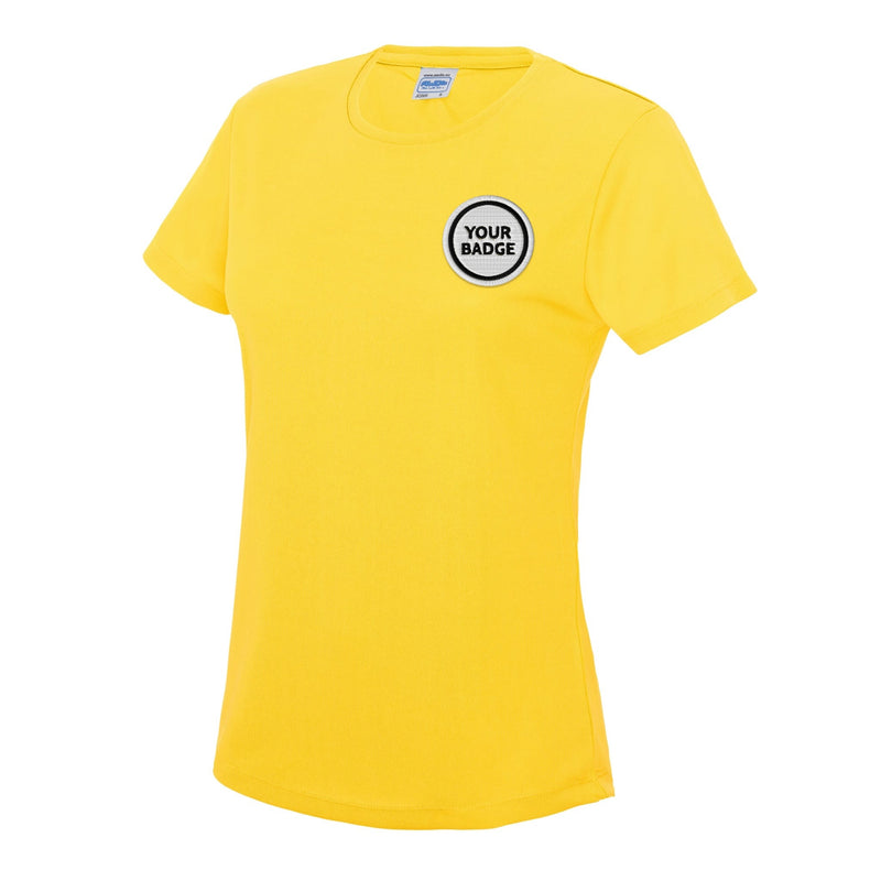 Womens Polyester T-Shirt - Choose Your Badge