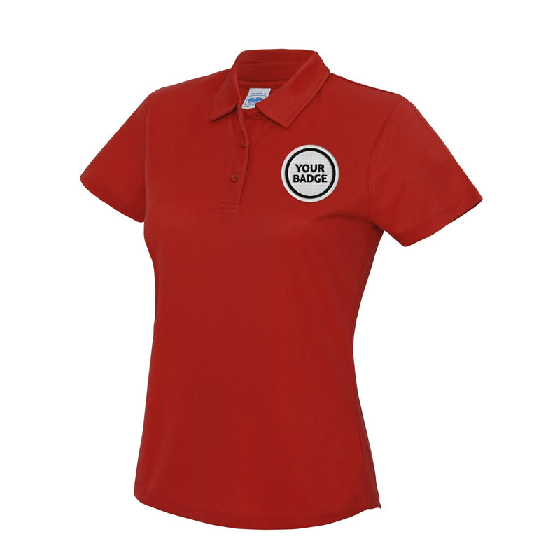 Womens Cool Polo - Choose Your Badge