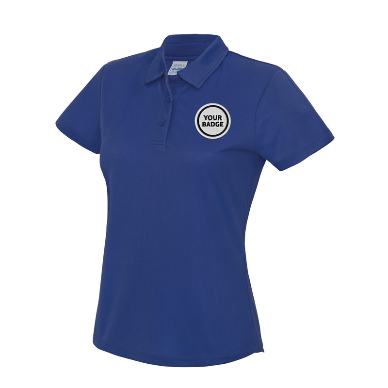 Womens Cool Polo - Choose Your Badge