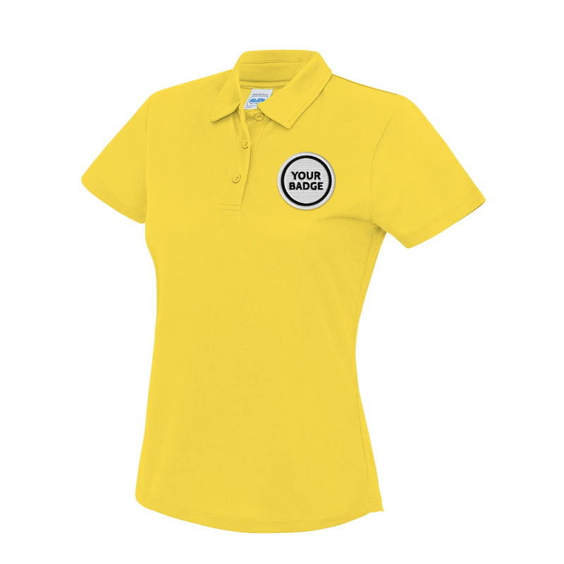Womens Cool Polo - Choose Your Badge