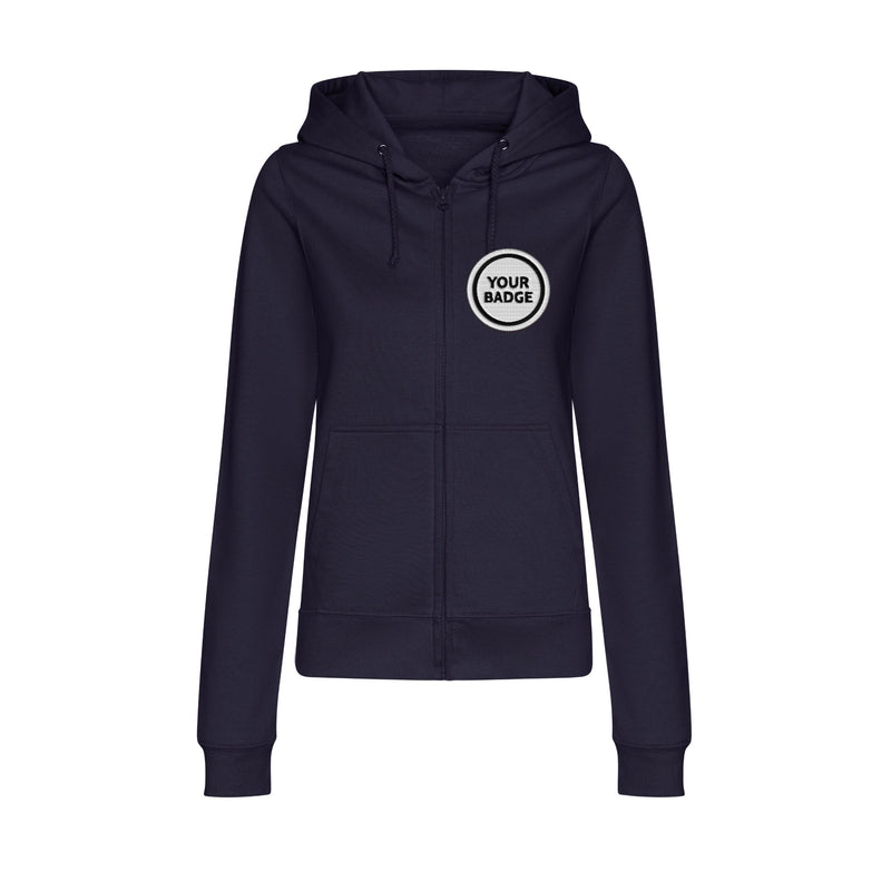 Womens Zipped Hoodie - Choose Your Badge