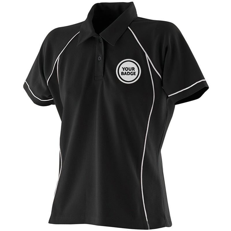 Womens Performance Polo - Choose Your Badge