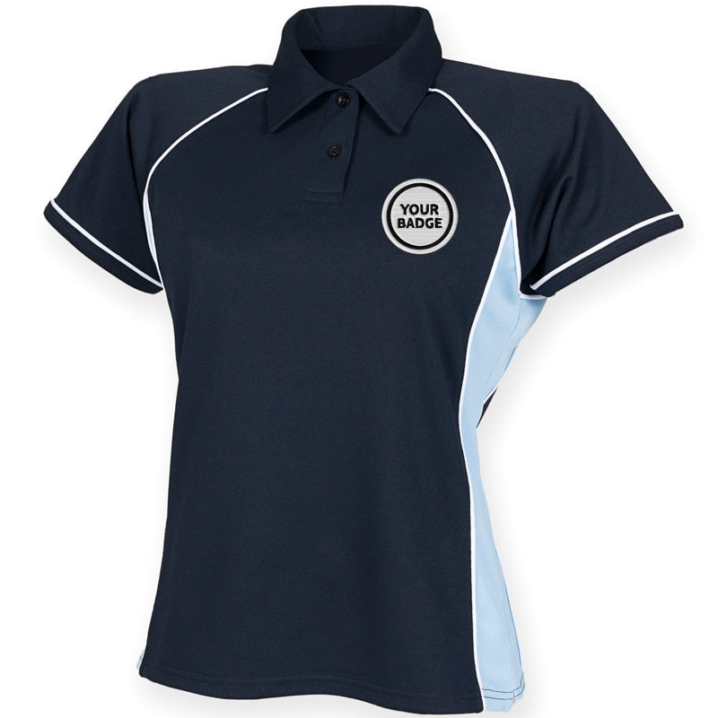 Womens Performance Polo - Choose Your Badge