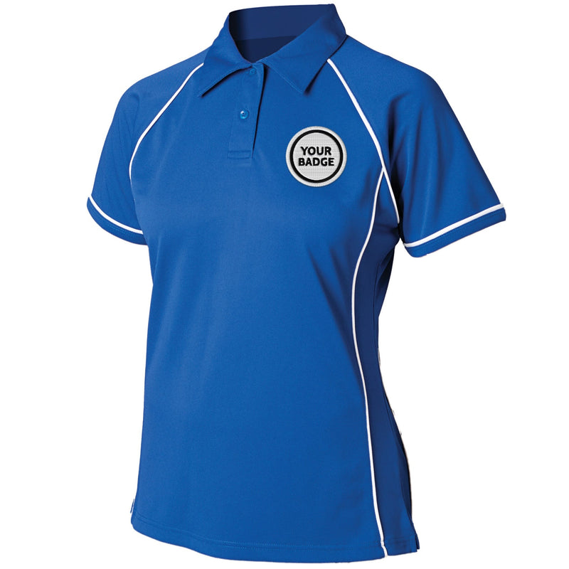 Womens Performance Polo - Choose Your Badge