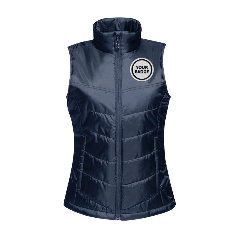 Womens Insulated Bodywarmer - Choose Your Badge