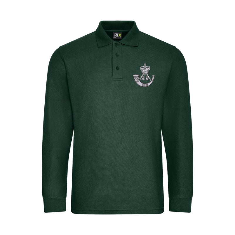 The Rifles Regiment Long Sleeve Polo Shirt