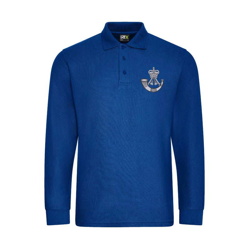 The Rifles Regiment Long Sleeve Polo Shirt