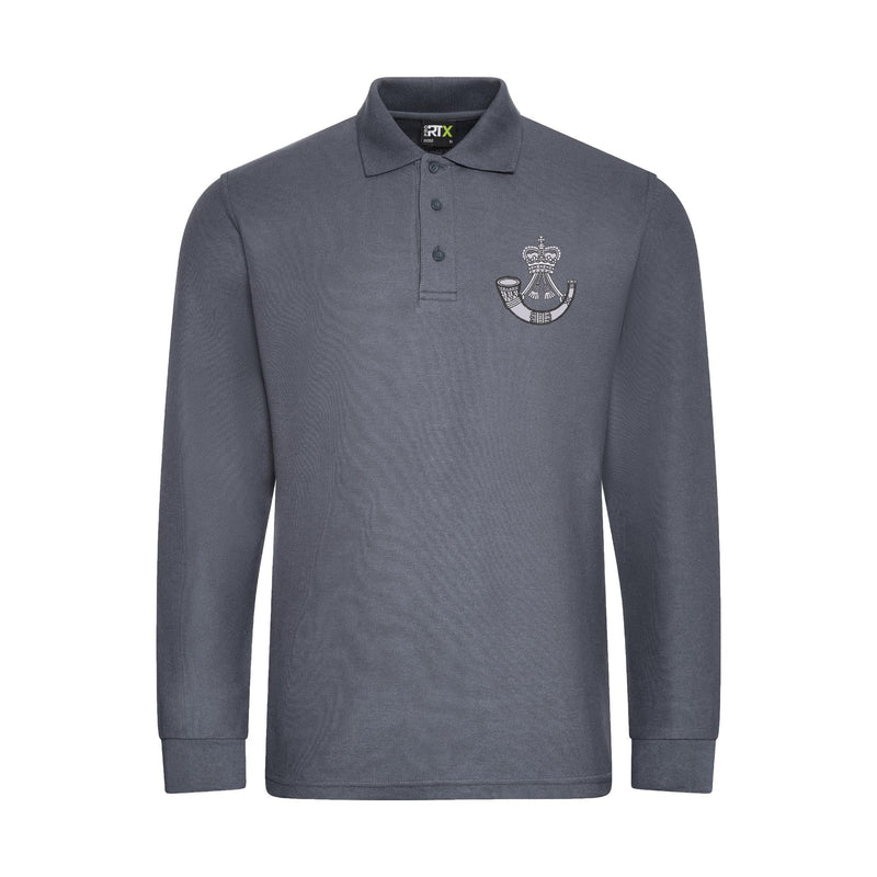 The Rifles Regiment Long Sleeve Polo Shirt