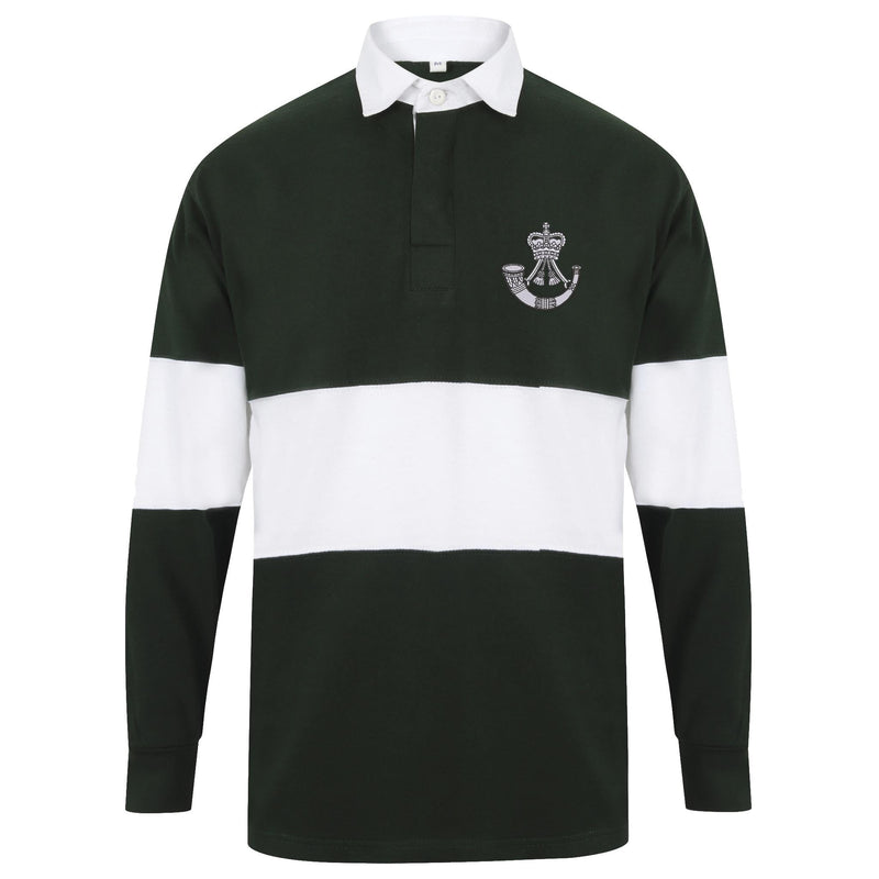 The Rifles Long Sleeve Panelled Rugby Shirt