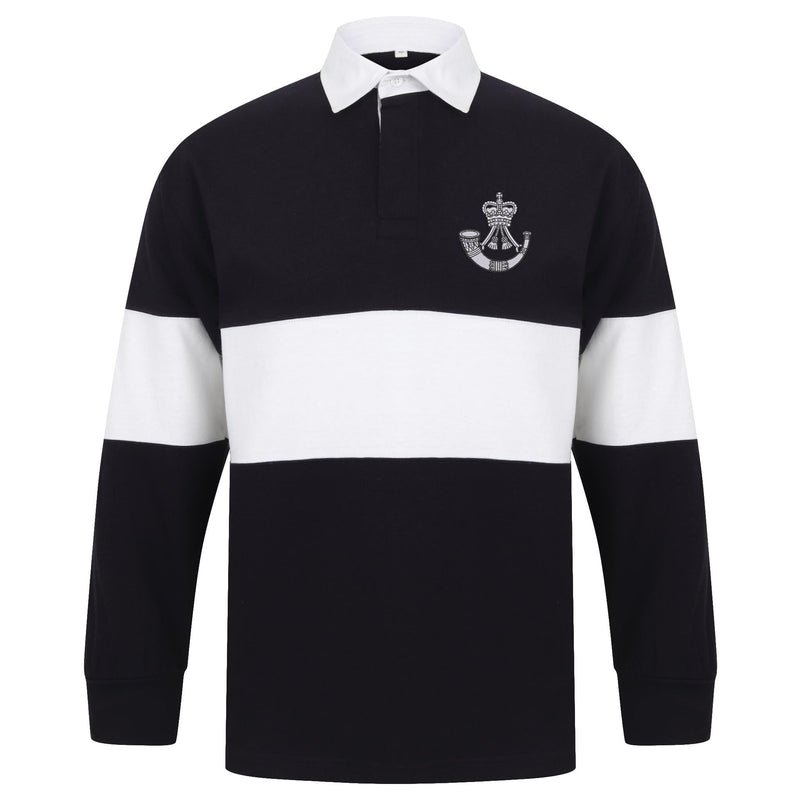 The Rifles Long Sleeve Panelled Rugby Shirt
