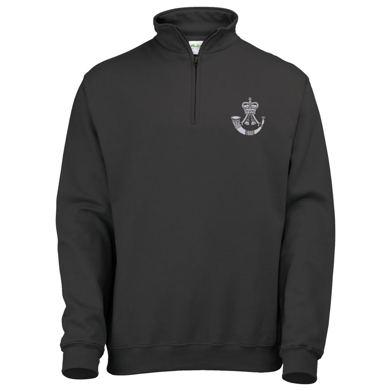 The Rifles Regiment Quarter Zip Sweatshirt