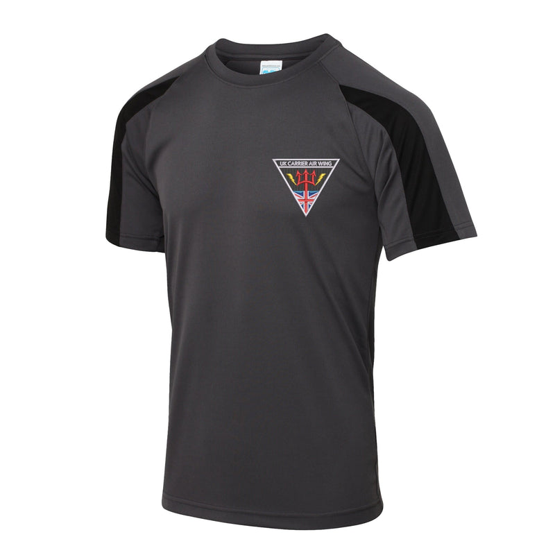 UK Carrier Air Wing Contrast Polyester T-Shirt