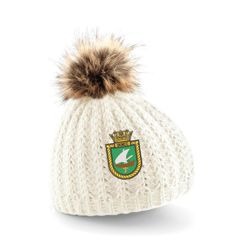 UK Maritime Component Command Pom Pom Beanie Hat