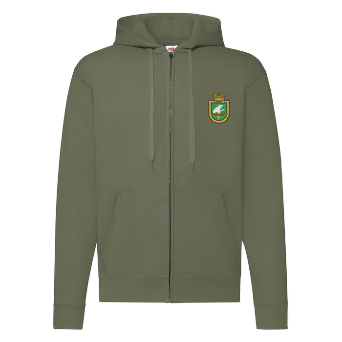 UK Maritime Component Command Zipped Hoodie