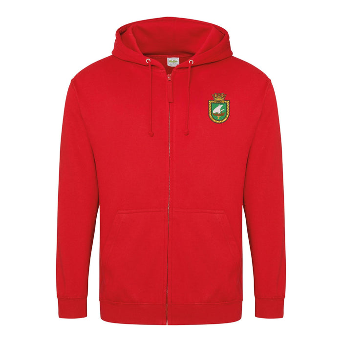 UK Maritime Component Command Zipped Hoodie