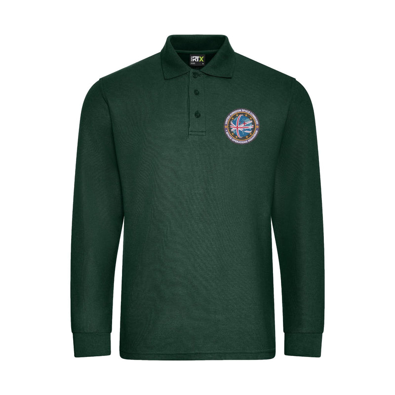 UK Space Command Long Sleeve Polo Shirt