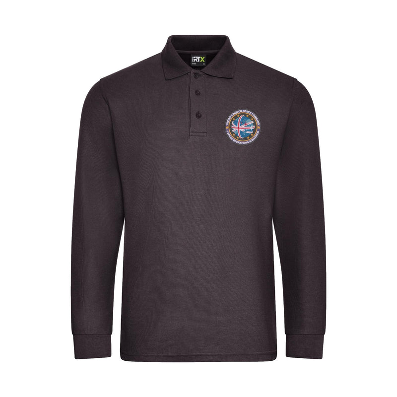 UK Space Command Long Sleeve Polo Shirt