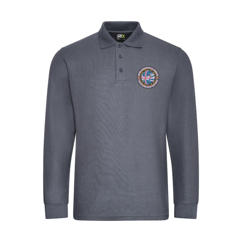 UK Space Command Long Sleeve Polo Shirt