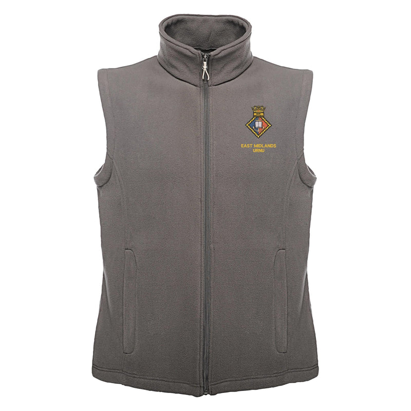 URNU East Midlands Regatta Fleece Bodywarmer