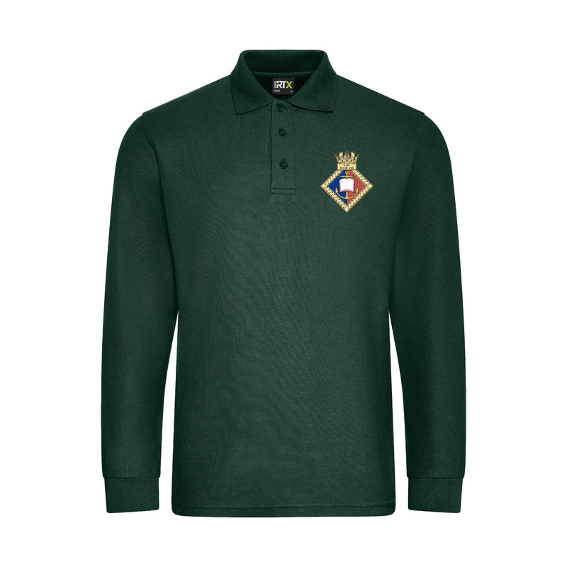 URNU East Scotland Long Sleeve Polo Shirt