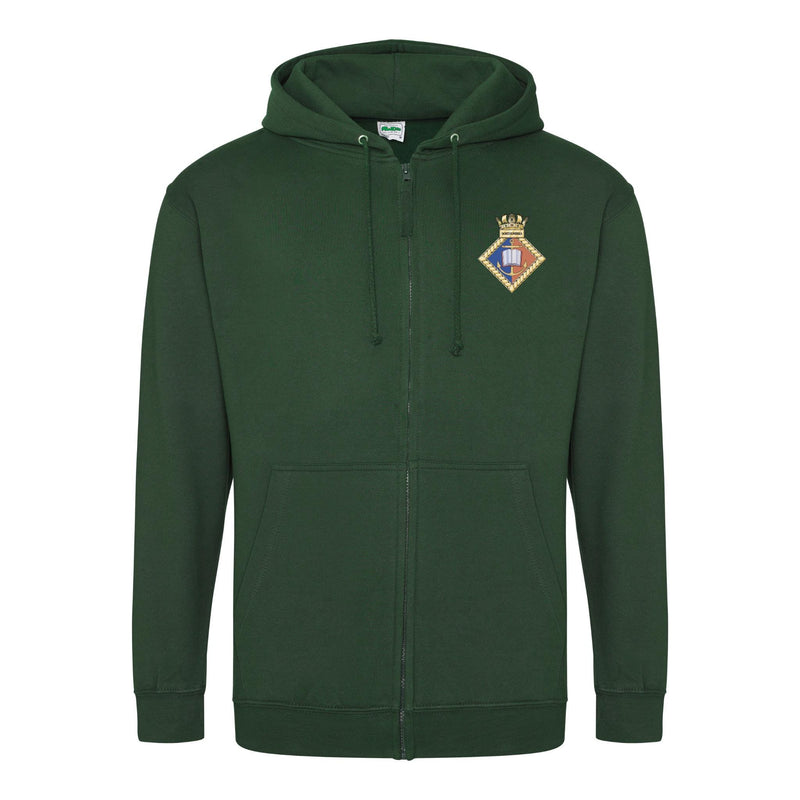 URNU Northumbria Zipped Hoodie