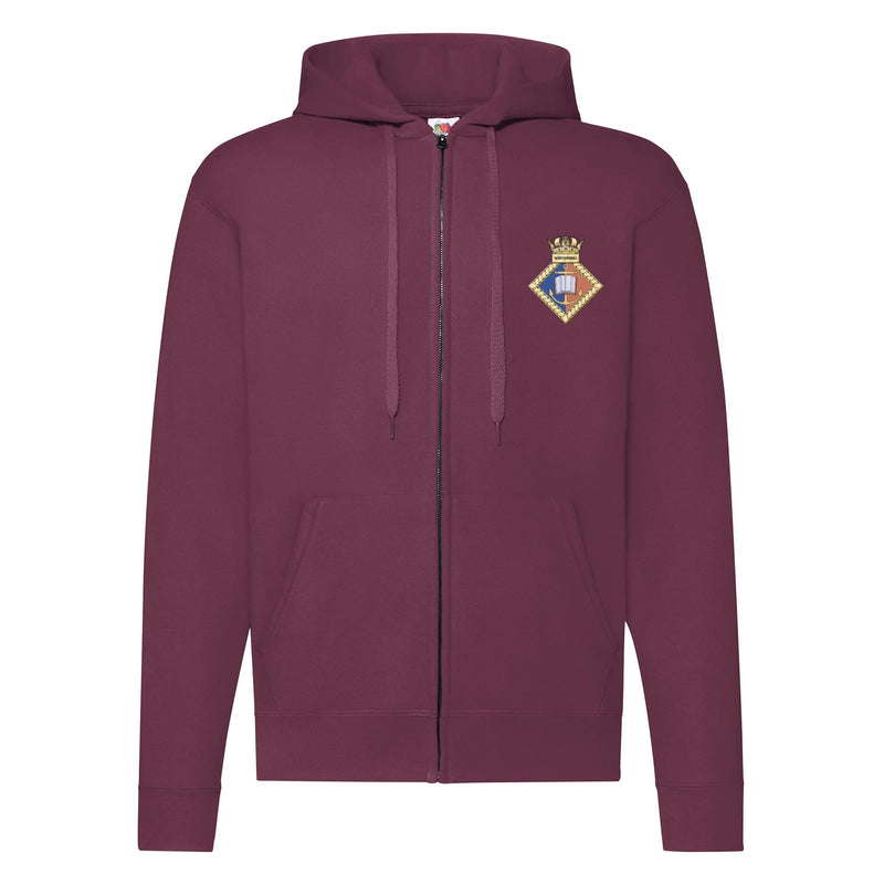 URNU Northumbria Zipped Hoodie