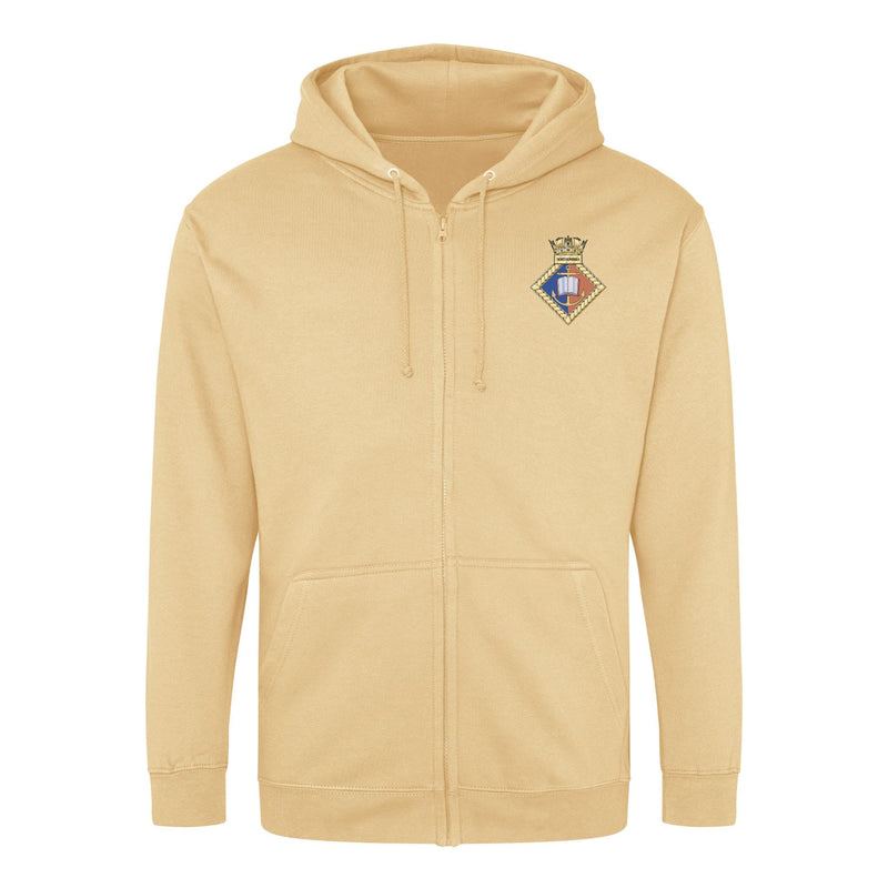 URNU Northumbria Zipped Hoodie