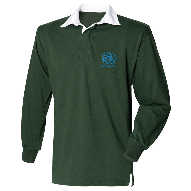 United Nations Front Row Long Sleeve Rugby Shirt