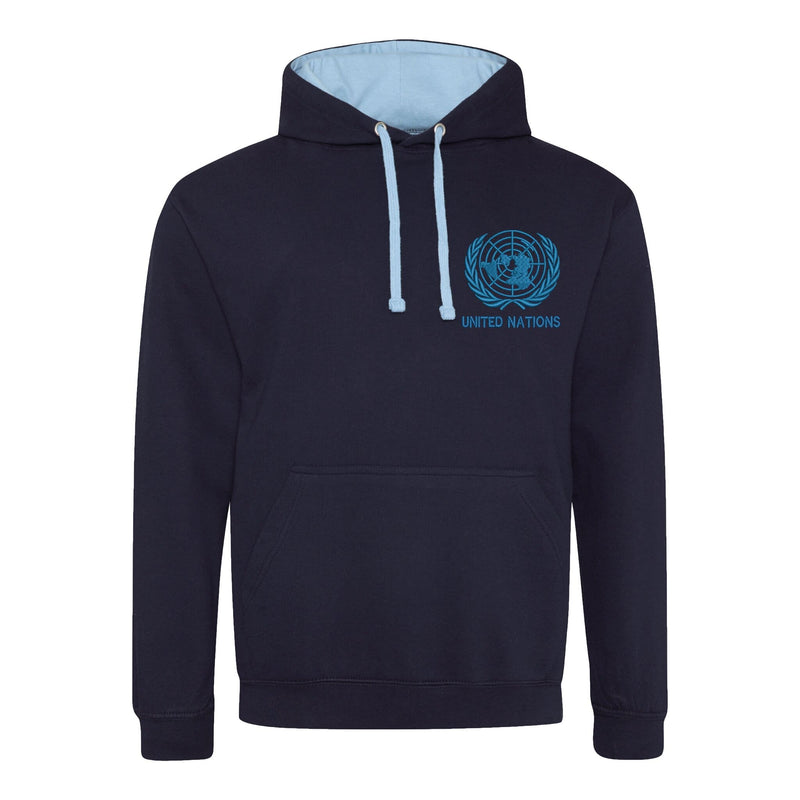 United Nations Varsity Contrast Hoodie