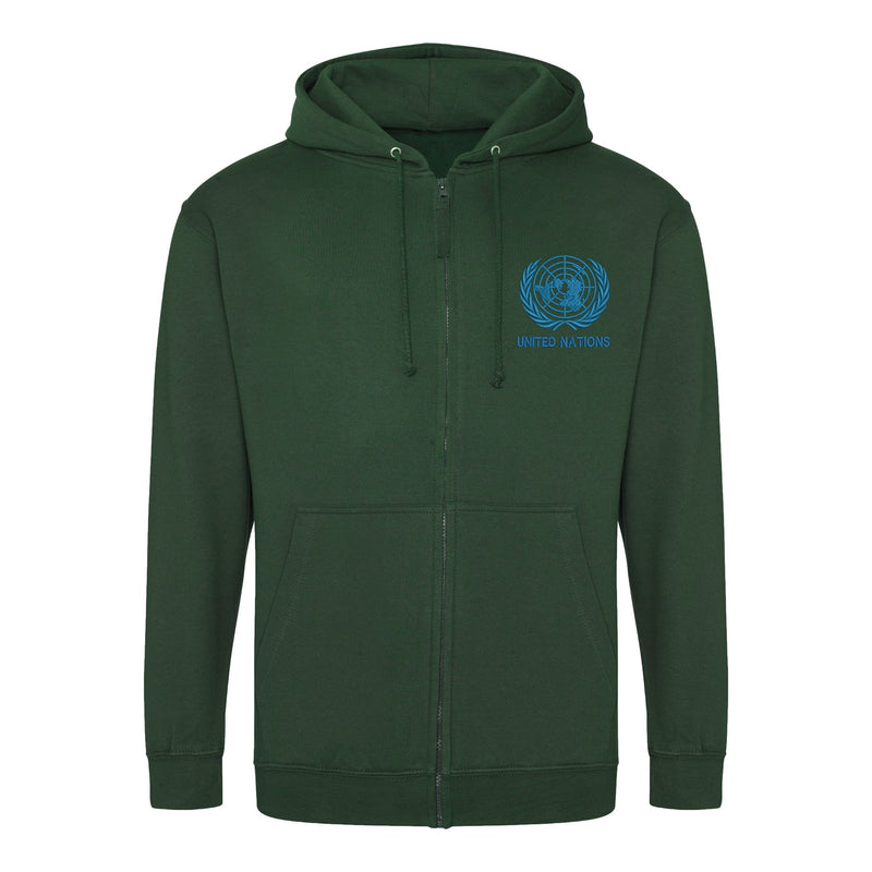 United Nations Zipped Hoodie