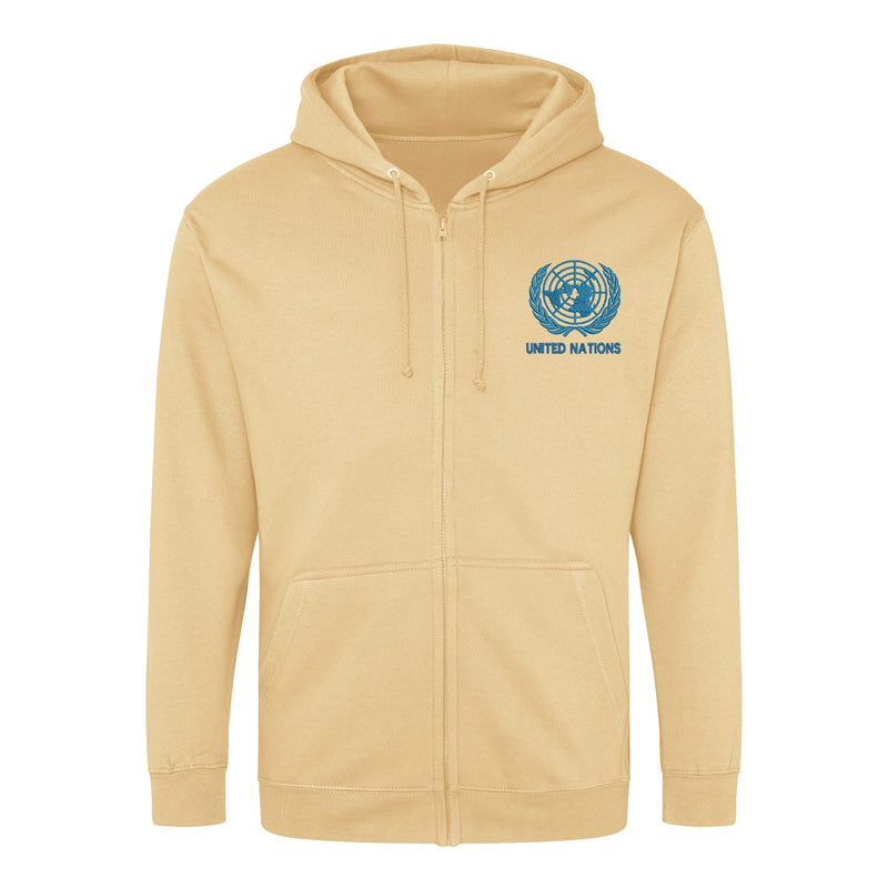 United Nations Zipped Hoodie
